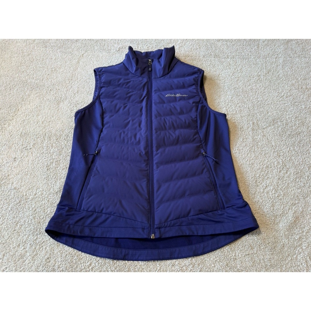 Eddie Bauer Vest Lightweight Packable Purple/Blue Womens Size Large